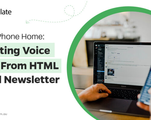 Email, Phone Home: Initiating Voice Calls from HTML Email Newsletter